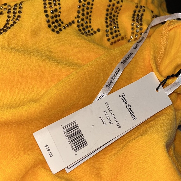 NWT Juicy Couture Big Bling Halter Towel Terry Mini Dress Towel Fabric - Picture 7 of 9